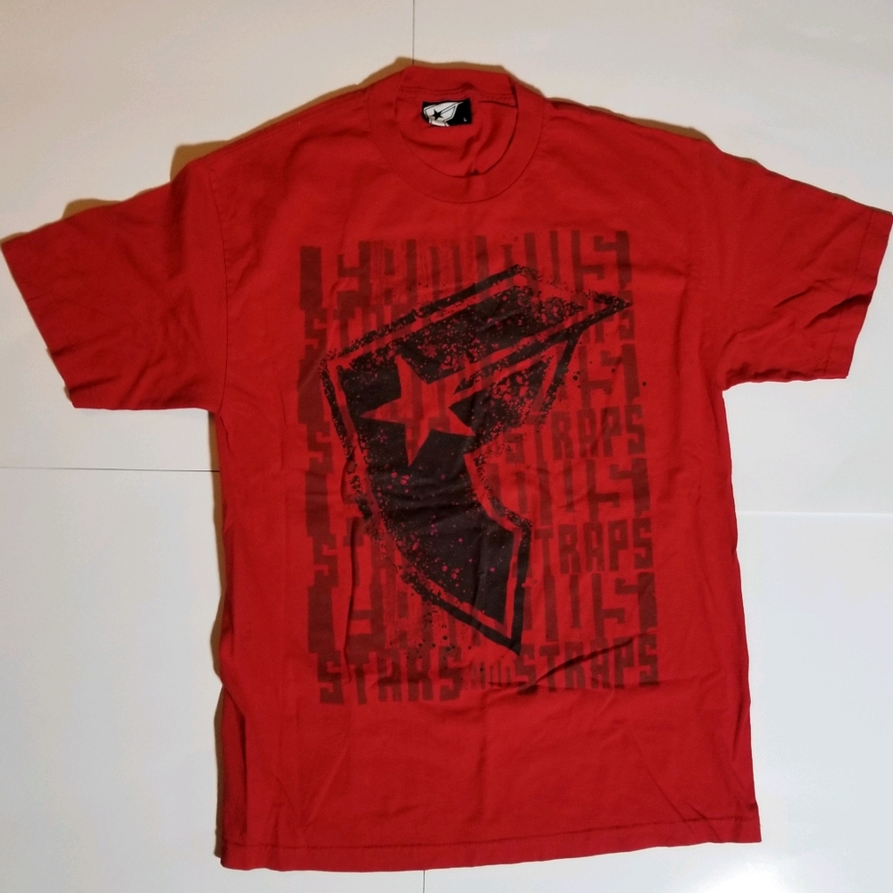 FAMOUS STARS AND STRAPS, LARGE, RED
